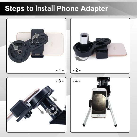 ToyerBee Telescope for Adults & Kids, 70mm Aperture Astronomical Refractor - Picture 6 of 6